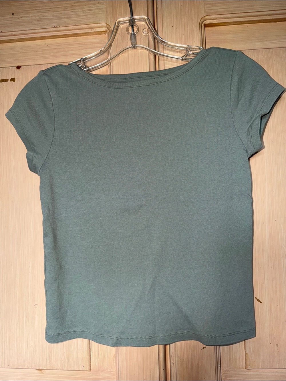 GAP Sage Green Short Sleeve Crewneck Tee